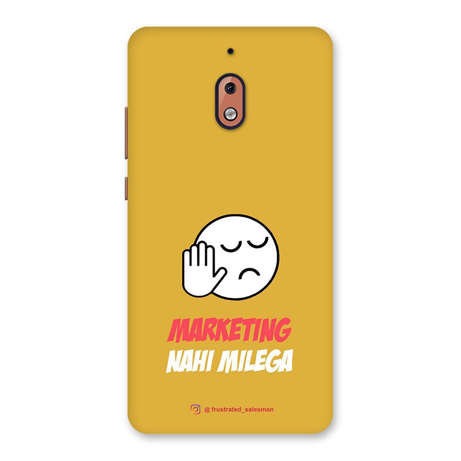 Marketing Nahi Milega Mustard Yellow Back Case for Nokia 2.1