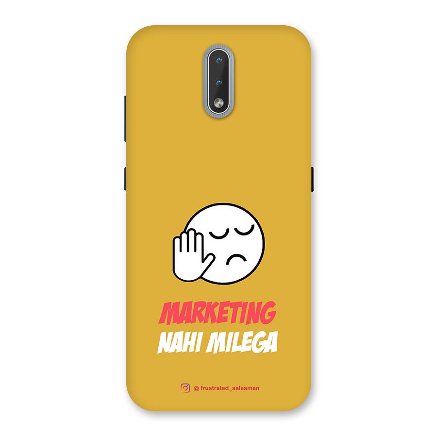 Marketing Nahi Milega Mustard Yellow Back Case for Nokia 2.3