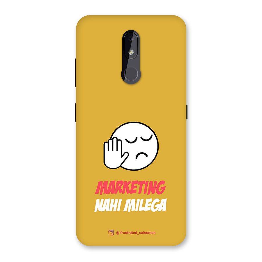 Marketing Nahi Milega Mustard Yellow Back Case for Nokia 3.2