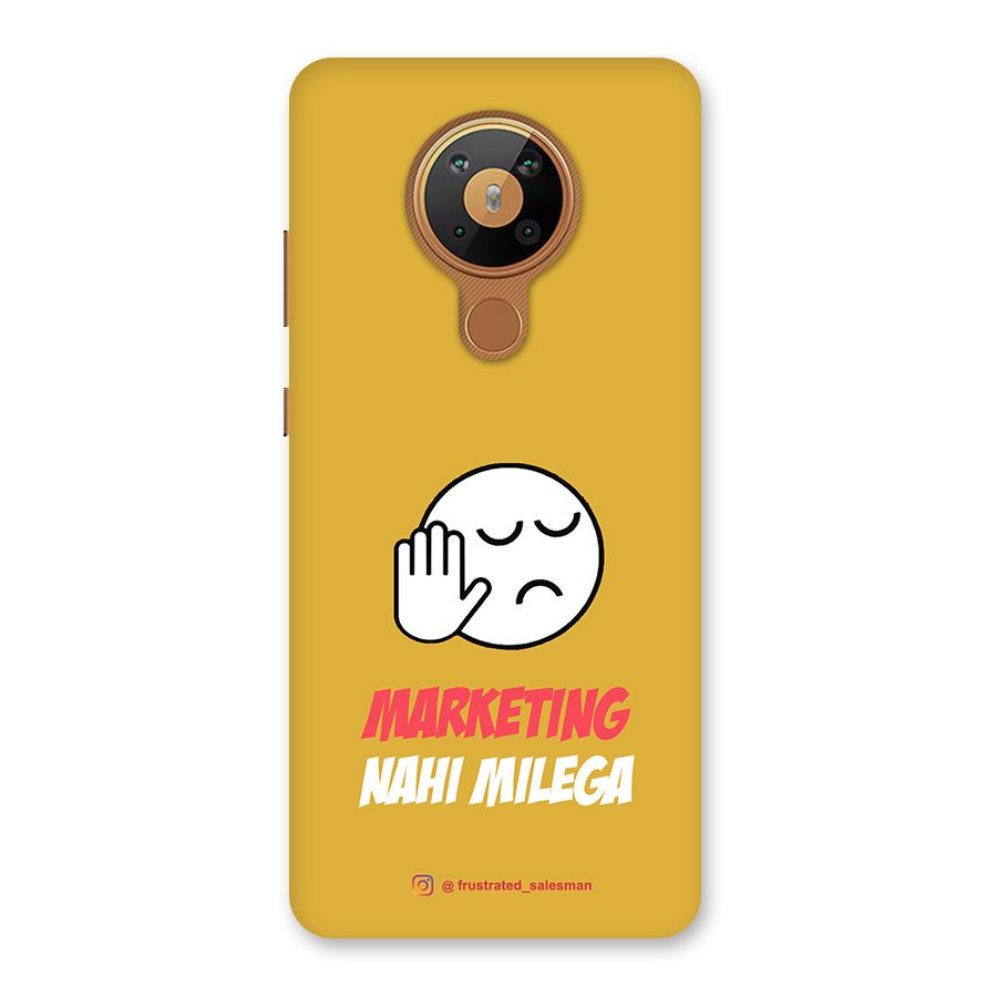 Marketing Nahi Milega Mustard Yellow Back Case for Nokia 5.3