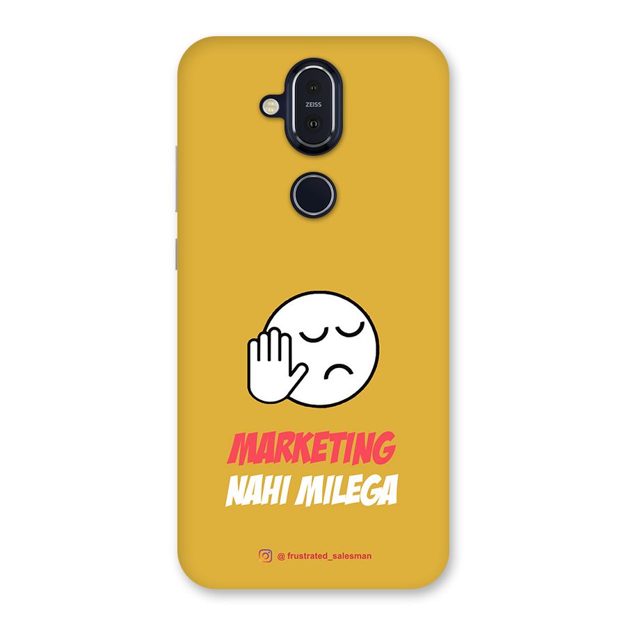 Marketing Nahi Milega Mustard Yellow Back Case for Nokia 8.1
