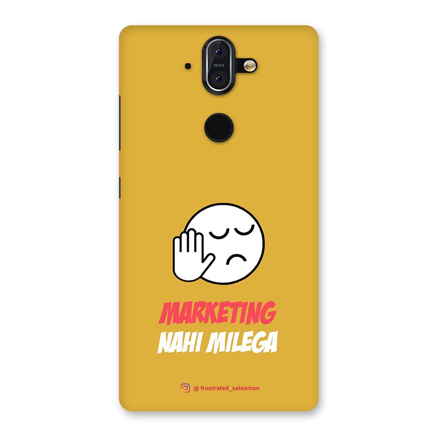Marketing Nahi Milega Mustard Yellow Back Case for Nokia 8 Sirocco