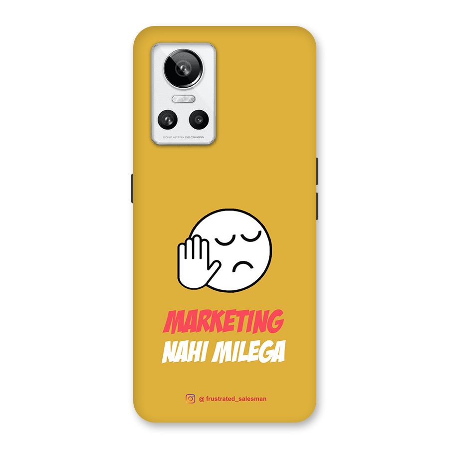 Marketing Nahi Milega Mustard Yellow Back Case for Realme GT Neo 3