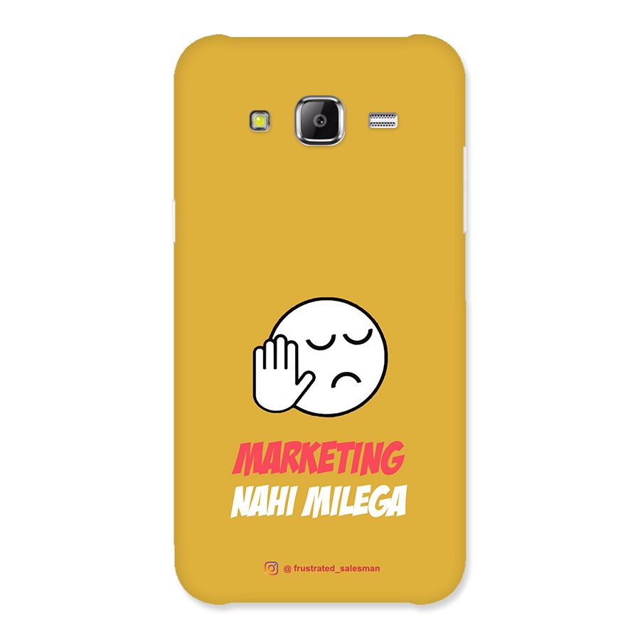 Marketing Nahi Milega Mustard Yellow Back Case for Samsung Galaxy J5