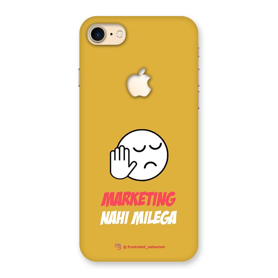 Marketing Nahi Milega Mustard Yellow Back Case for iPhone 7 Apple Cut