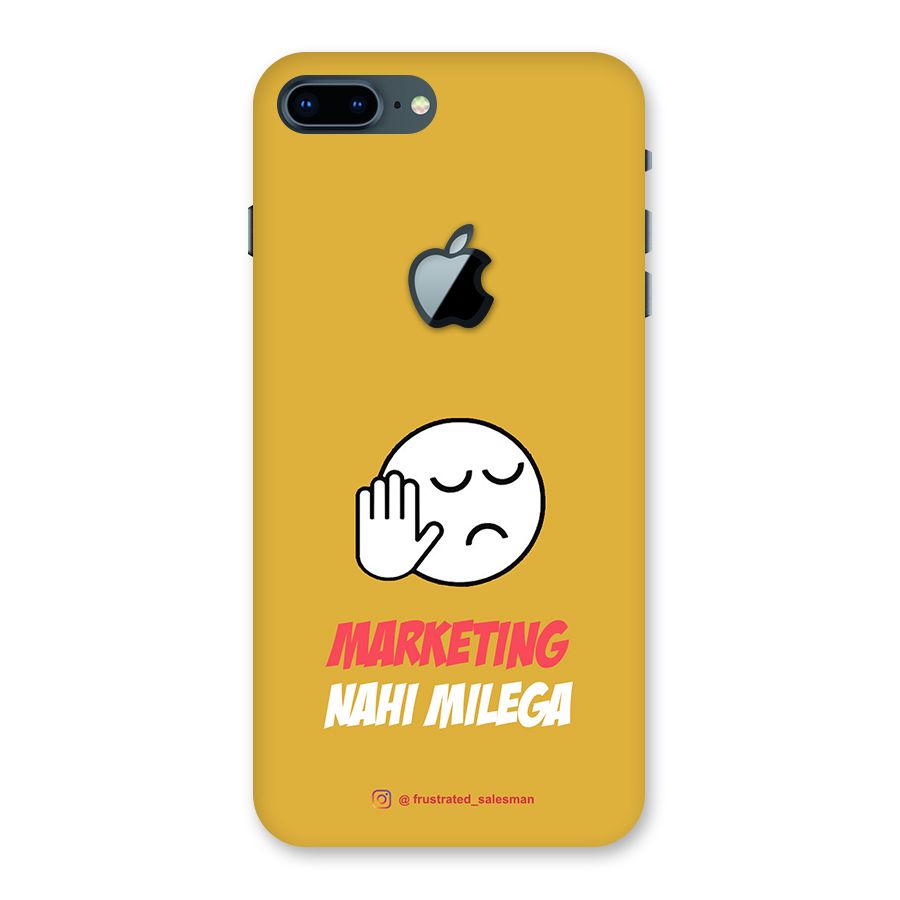 Marketing Nahi Milega Mustard Yellow Back Case for iPhone 7 Plus Apple Cut