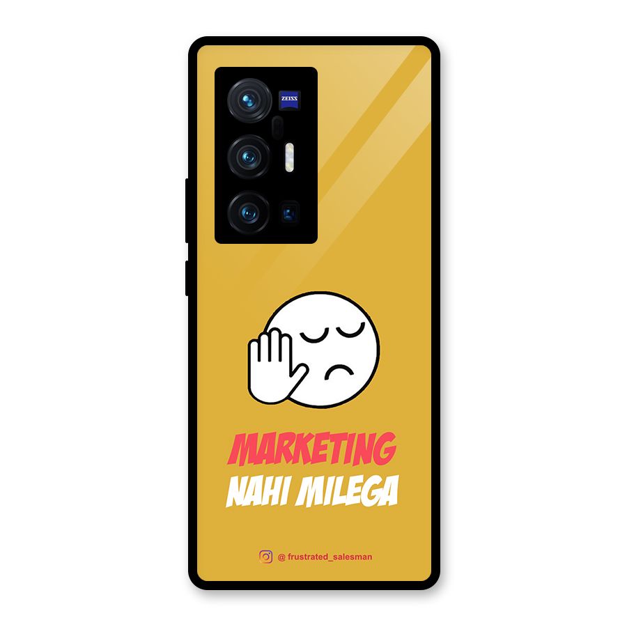 Marketing Nahi Milega Mustard Yellow Glass Back Case for Vivo X70 Pro Plus