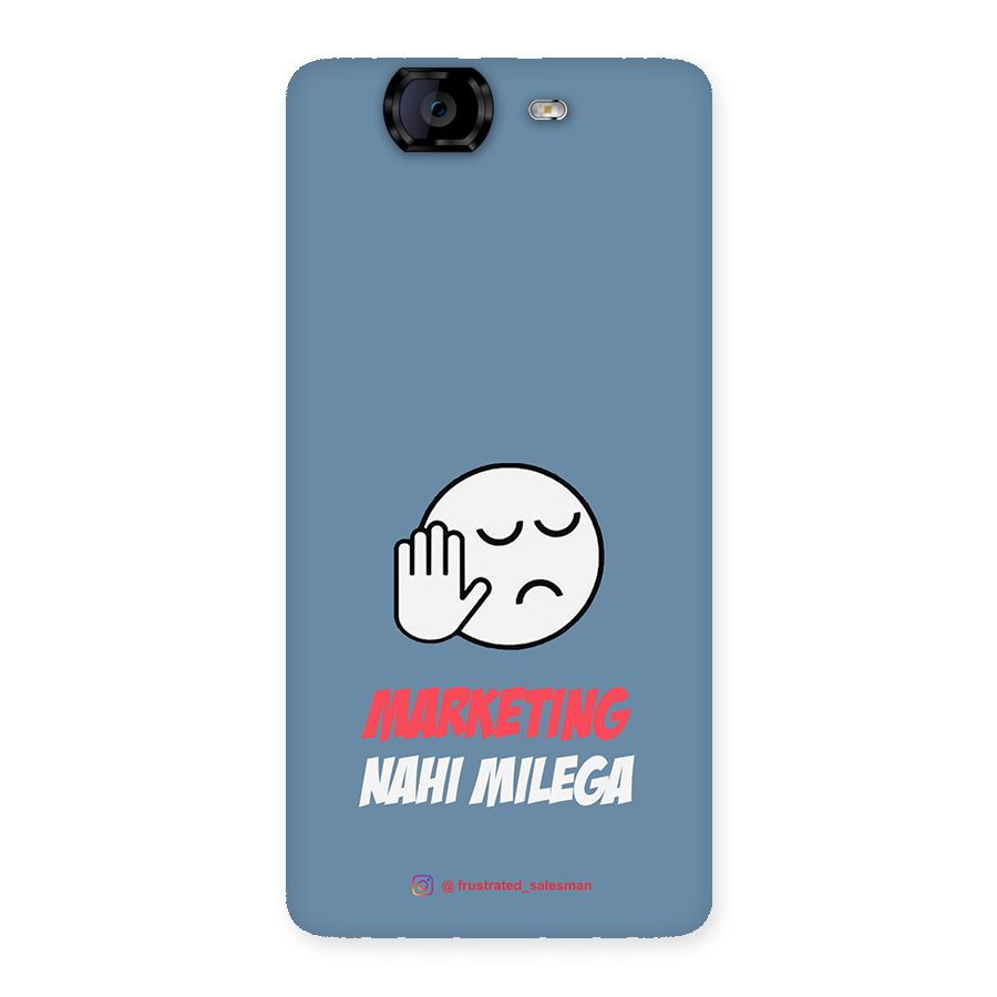 Marketing Nahi Milega SteelBlue Back Case for Canvas Knight A350