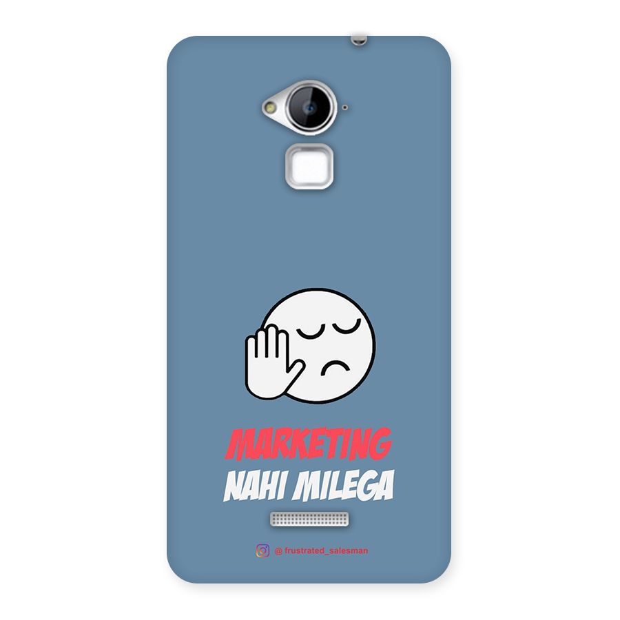 Marketing Nahi Milega SteelBlue Back Case for Coolpad Note 3