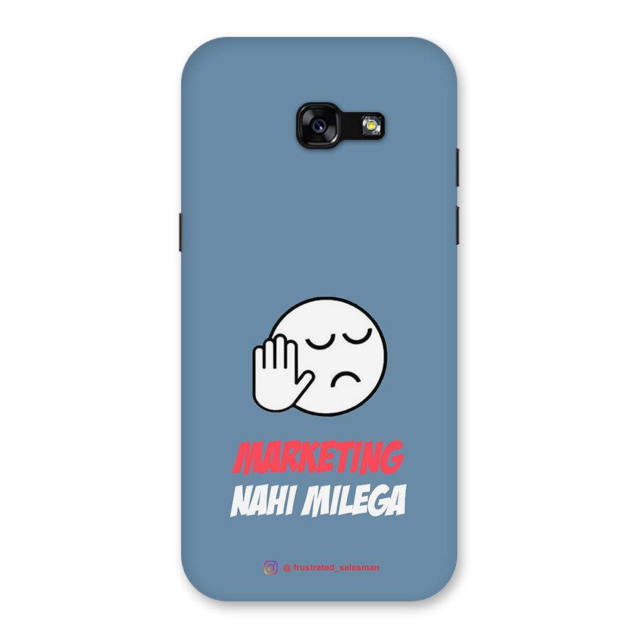 Marketing Nahi Milega SteelBlue Back Case for Galaxy A5 2017