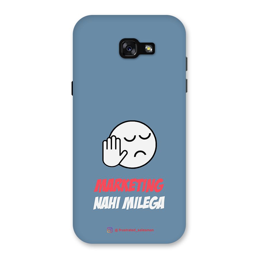 Marketing Nahi Milega SteelBlue Back Case for Galaxy A7 (2017)