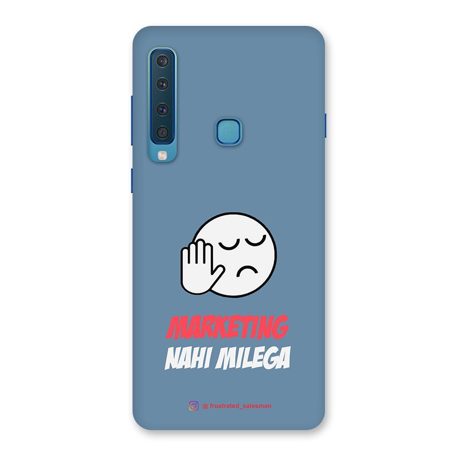 Marketing Nahi Milega SteelBlue Back Case for Galaxy A9 (2018)