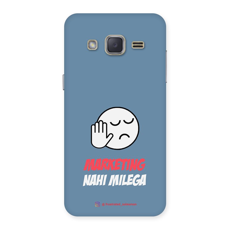 Marketing Nahi Milega SteelBlue Back Case for Galaxy J2