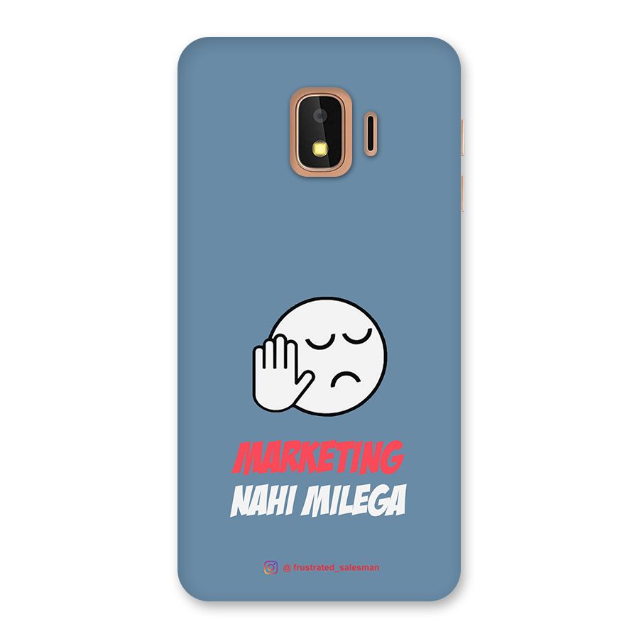 Marketing Nahi Milega SteelBlue Back Case for Galaxy J2 Core