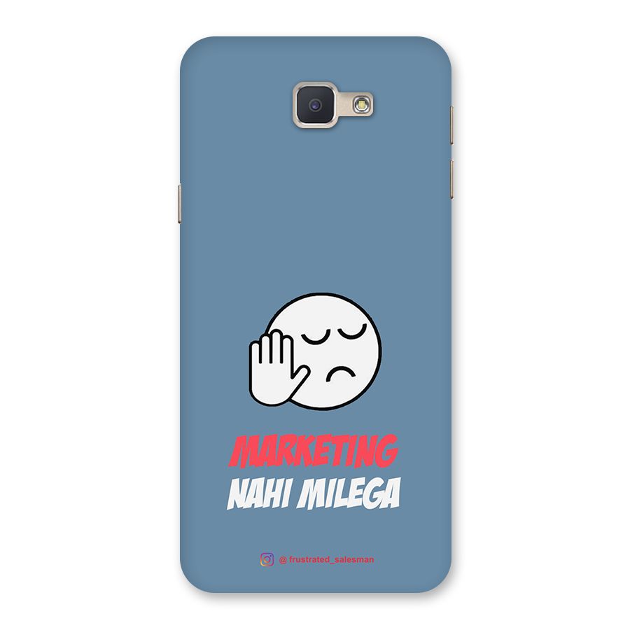 Marketing Nahi Milega SteelBlue Back Case for Galaxy J5 Prime
