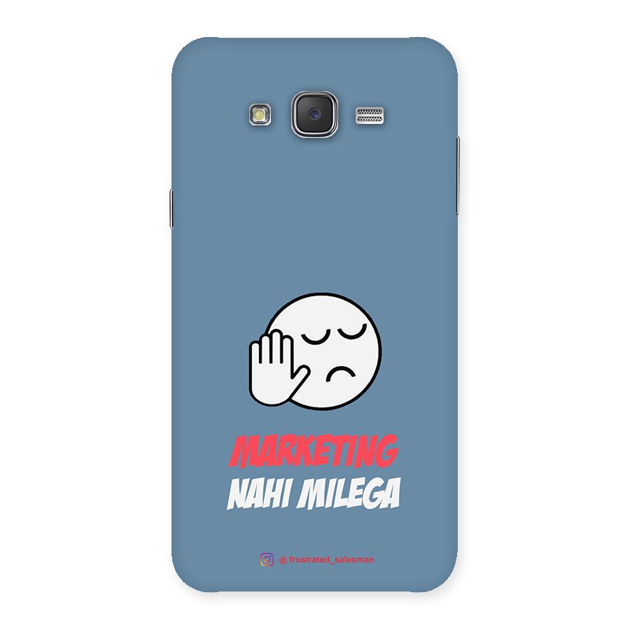 Marketing Nahi Milega SteelBlue Back Case for Galaxy J7