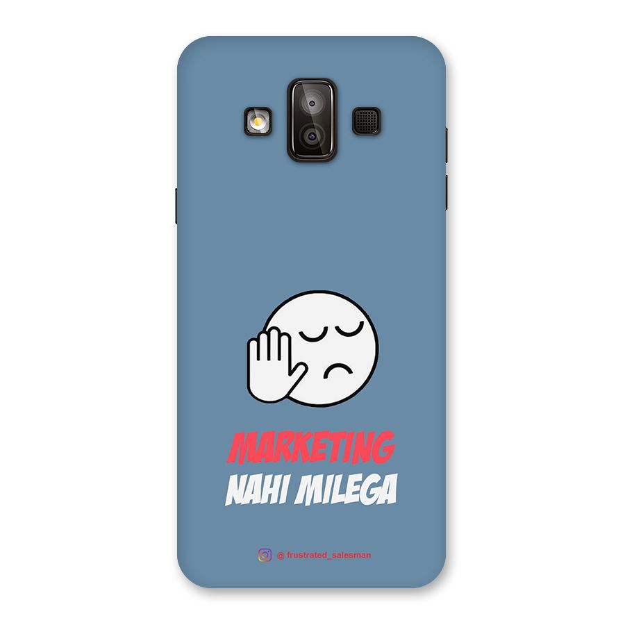 Marketing Nahi Milega SteelBlue Back Case for Galaxy J7 Duo