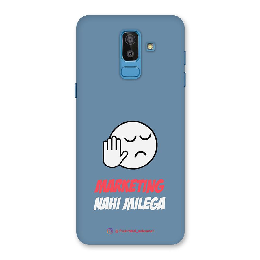 Marketing Nahi Milega SteelBlue Back Case for Galaxy J8