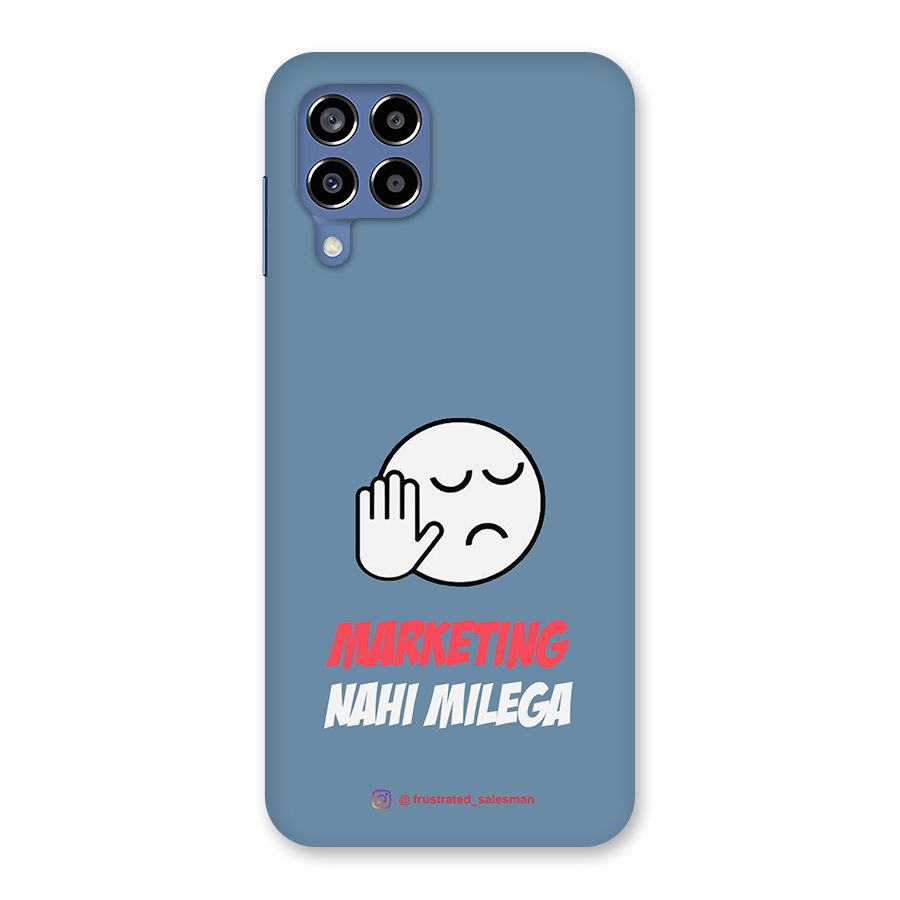 Marketing Nahi Milega SteelBlue Back Case for Galaxy M53 5G