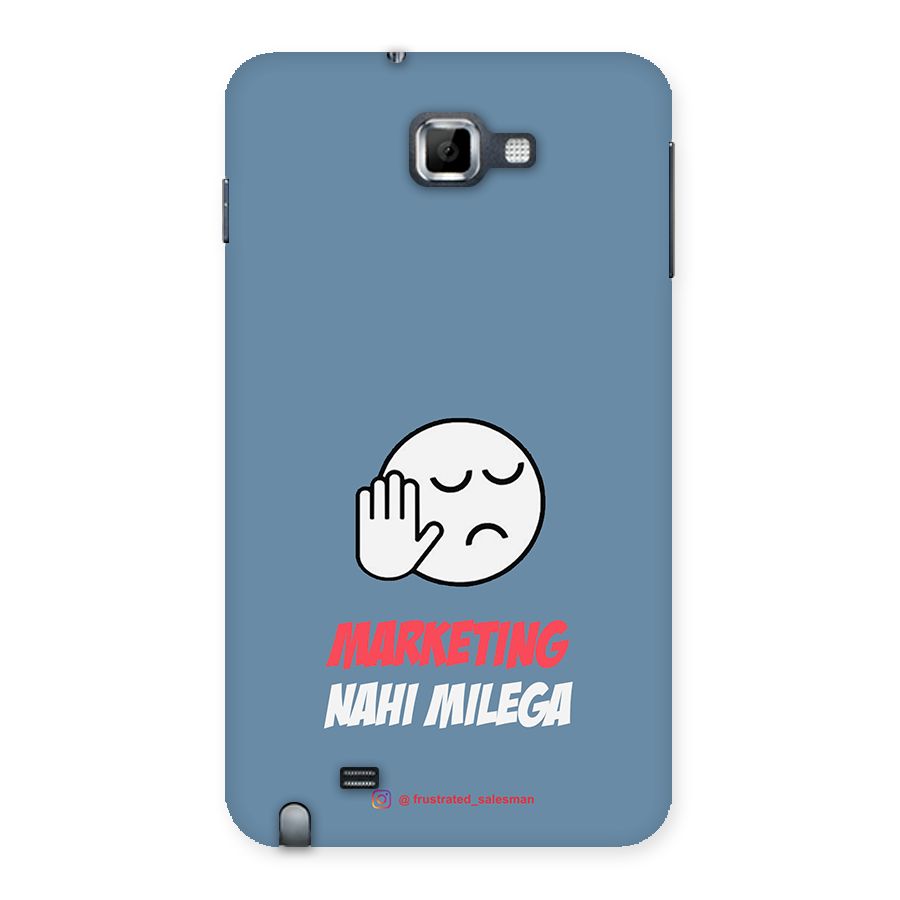 Marketing Nahi Milega SteelBlue Back Case for Galaxy Note