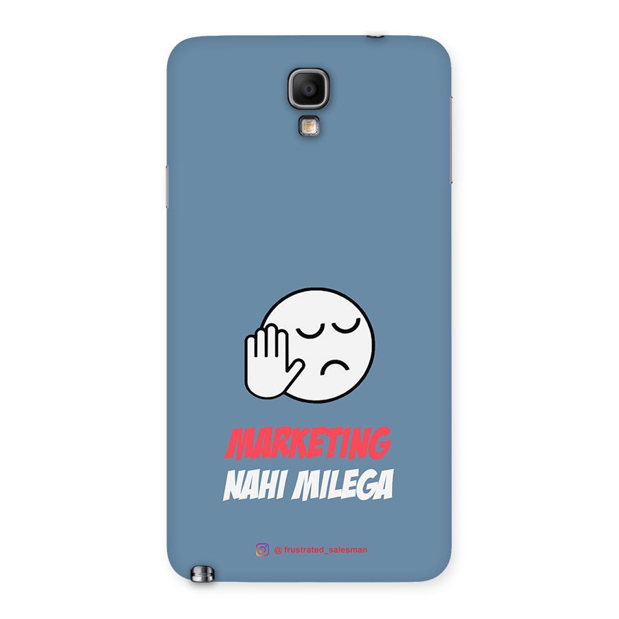 Marketing Nahi Milega SteelBlue Back Case for Galaxy Note 3 Neo