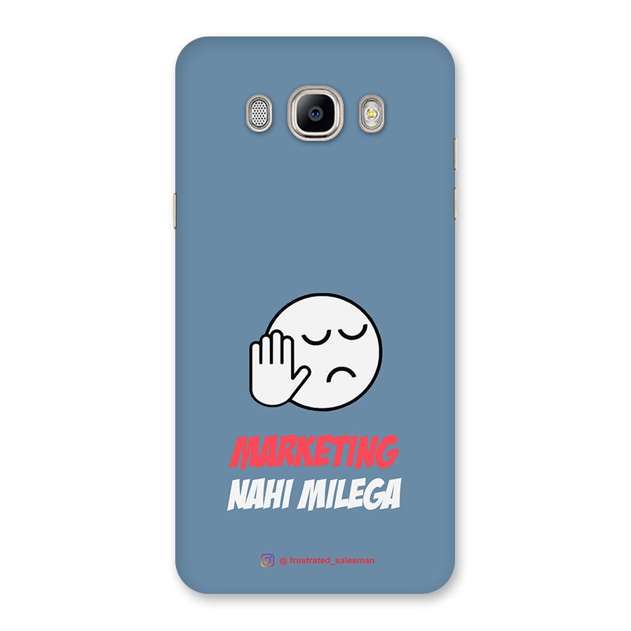 Marketing Nahi Milega SteelBlue Back Case for Galaxy On8