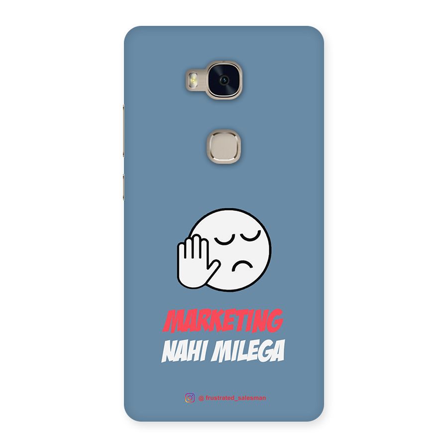 Marketing Nahi Milega SteelBlue Back Case for Huawei Honor 5X