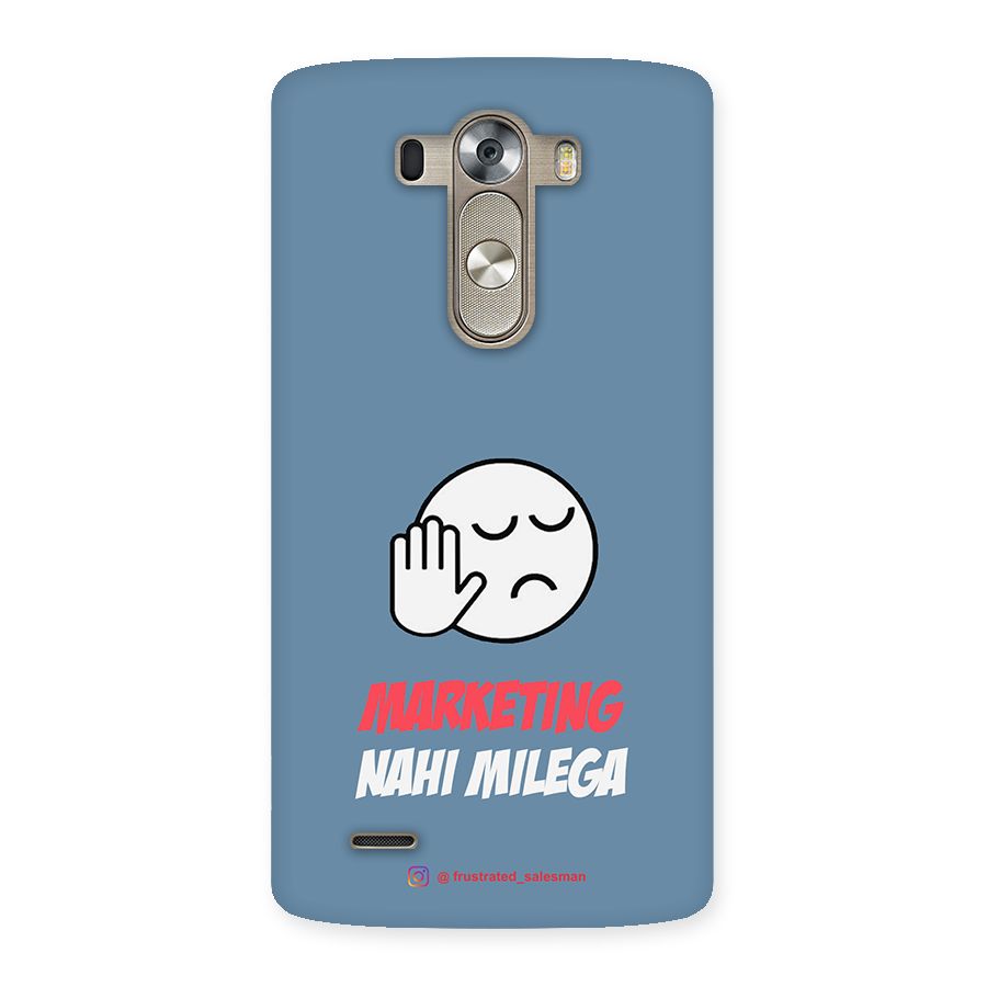 Marketing Nahi Milega SteelBlue Back Case for LG G3
