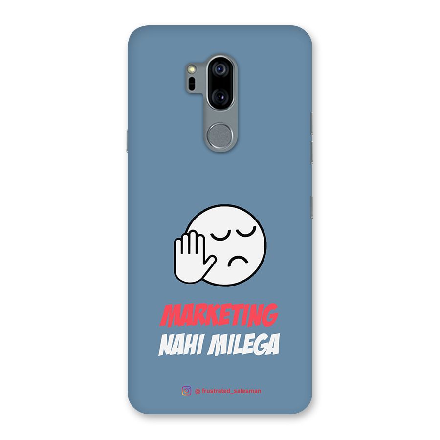Marketing Nahi Milega SteelBlue Back Case for LG G7