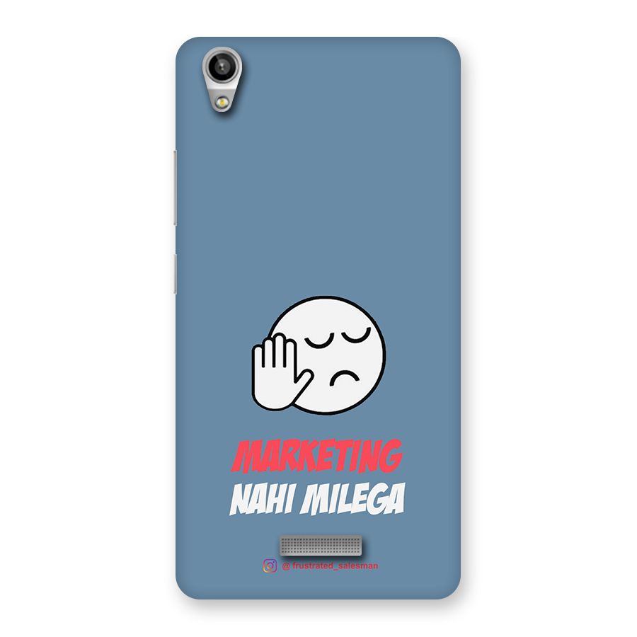 Marketing Nahi Milega SteelBlue Back Case for Lava-Pixel-V1
