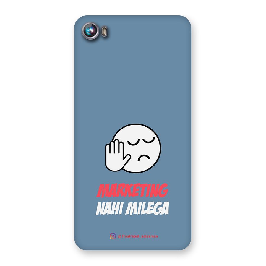 Marketing Nahi Milega SteelBlue Back Case for Micromax Canvas Fire 4 A107