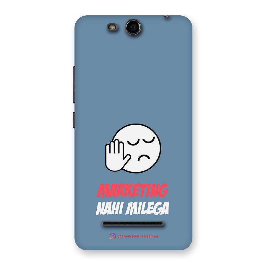 Marketing Nahi Milega SteelBlue Back Case for Micromax Canvas Juice 3 Q392