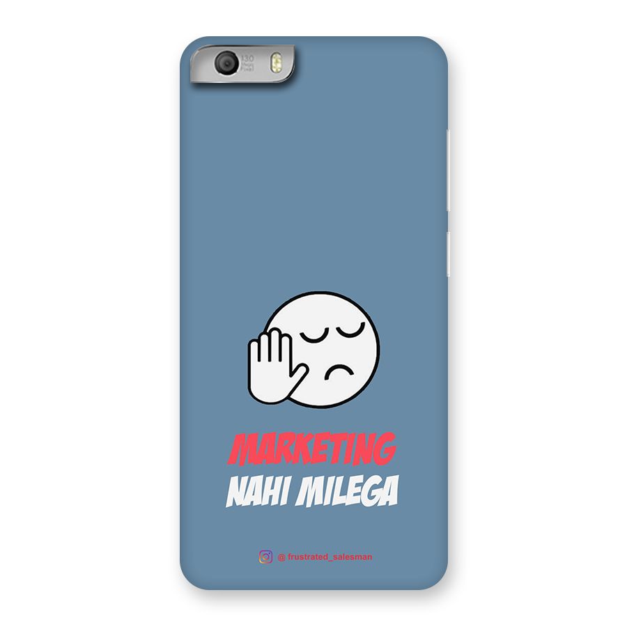 Marketing Nahi Milega SteelBlue Back Case for Micromax Canvas Knight 2