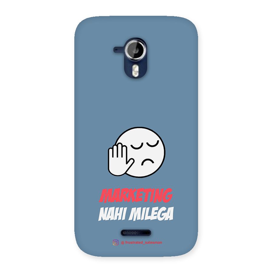 Marketing Nahi Milega SteelBlue Back Case for Micromax Canvas Magnus A117