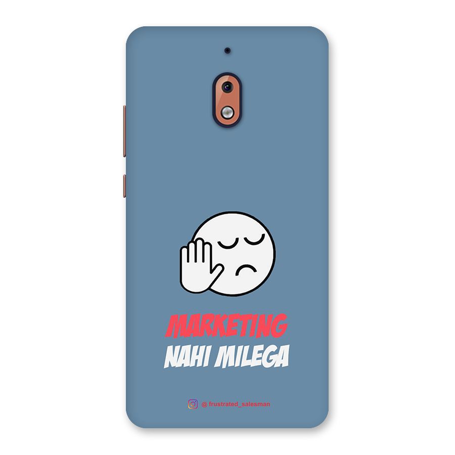 Marketing Nahi Milega SteelBlue Back Case for Nokia 2.1