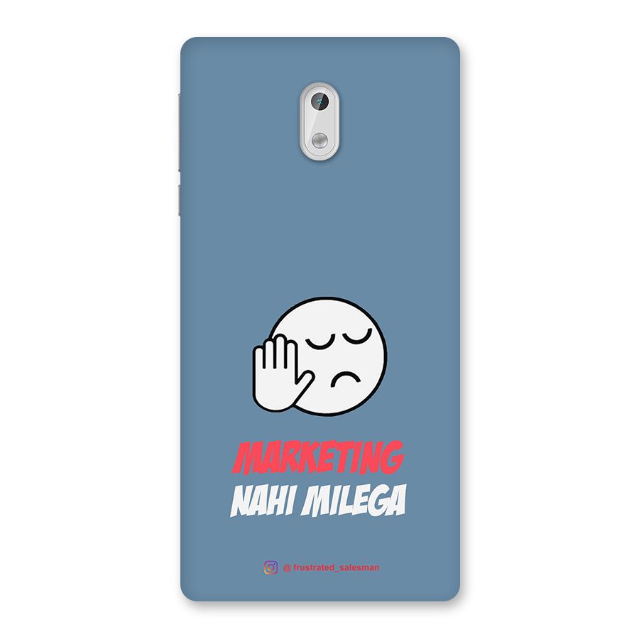 Marketing Nahi Milega SteelBlue Back Case for Nokia 3