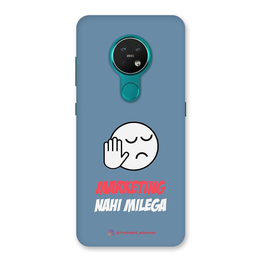 Marketing Nahi Milega SteelBlue Back Case for Nokia 7.2