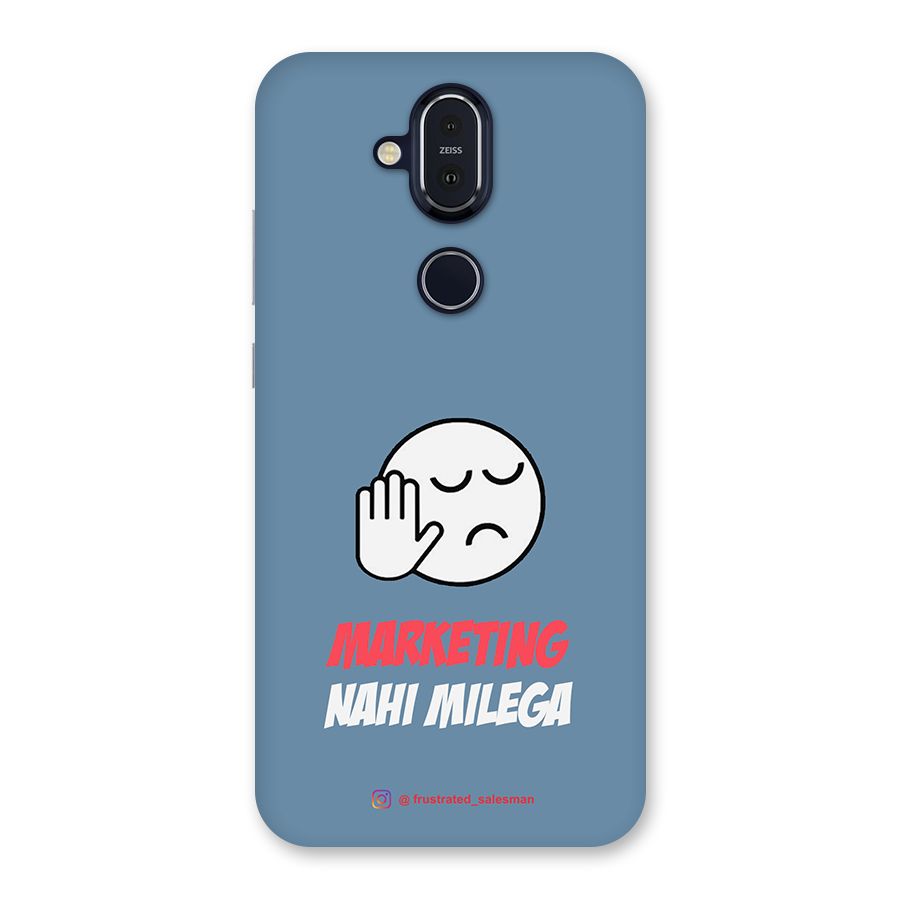 Marketing Nahi Milega SteelBlue Back Case for Nokia 8.1