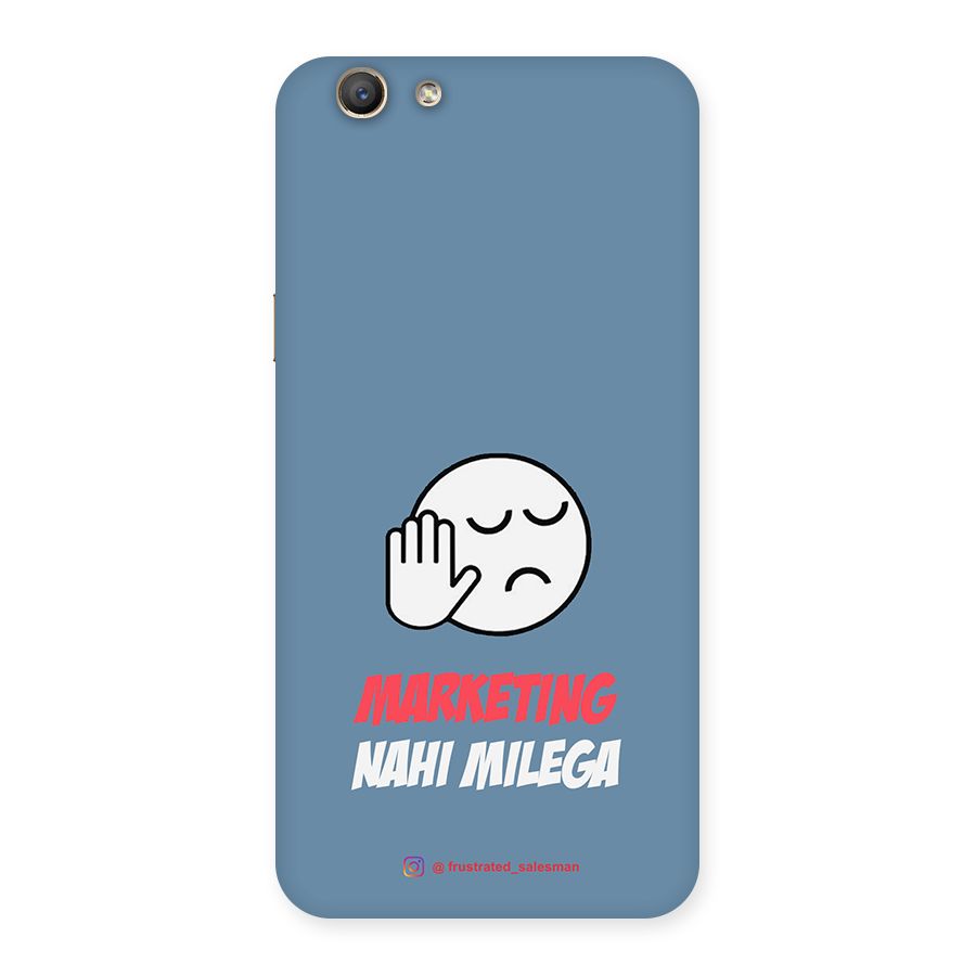 Marketing Nahi Milega SteelBlue Back Case for Oppo A59