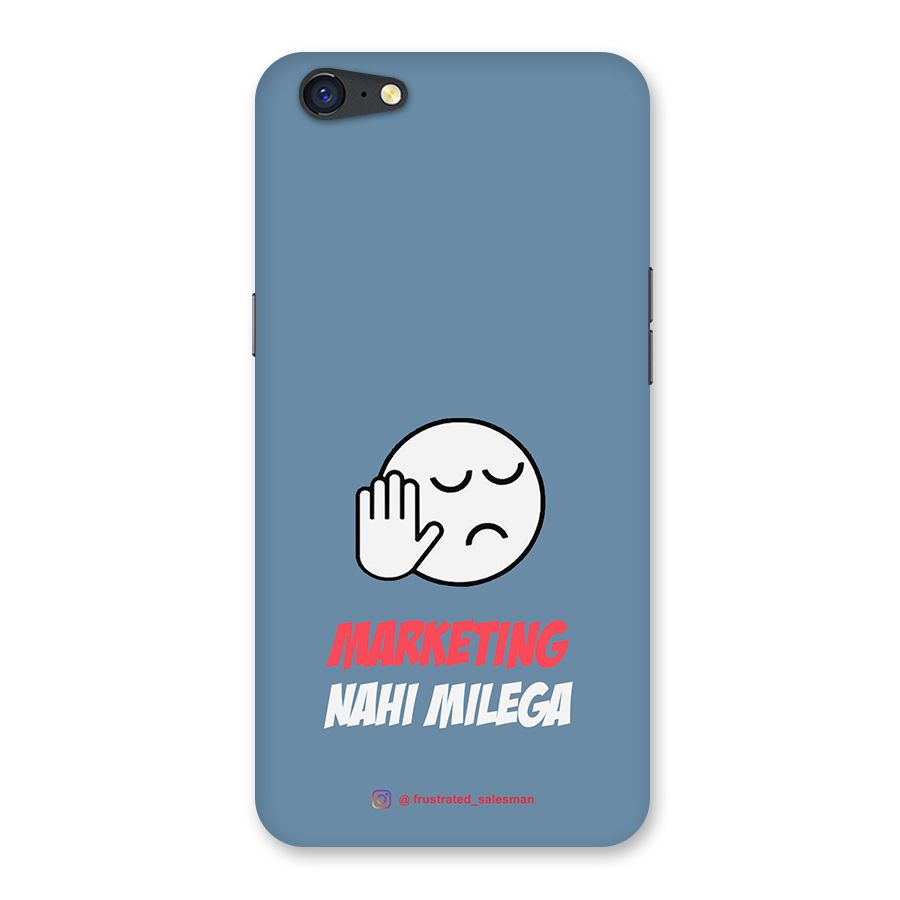 Marketing Nahi Milega SteelBlue Back Case for Oppo A71