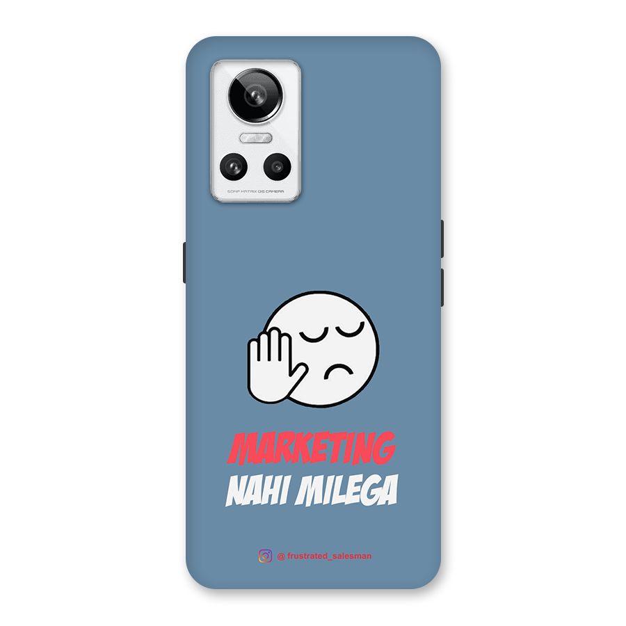 Marketing Nahi Milega SteelBlue Back Case for Realme GT Neo 3