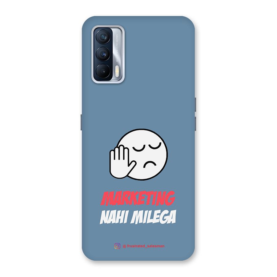 Marketing Nahi Milega SteelBlue Back Case for Realme X7