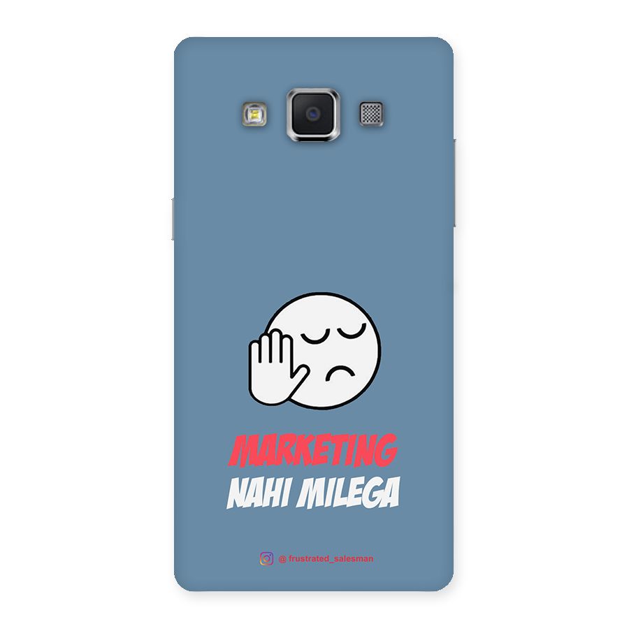 Marketing Nahi Milega SteelBlue Back Case for Samsung Galaxy A5