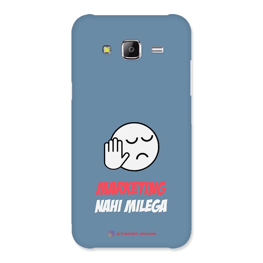 Marketing Nahi Milega SteelBlue Back Case for Samsung Galaxy J2 Prime
