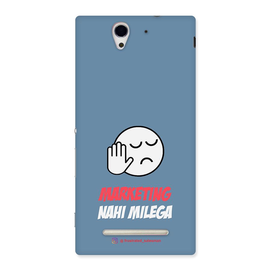 Marketing Nahi Milega SteelBlue Back Case for Sony Xperia C3