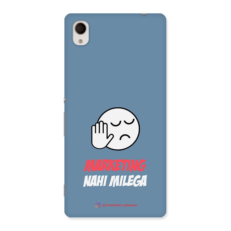 Marketing Nahi Milega SteelBlue Back Case for Sony Xperia M4