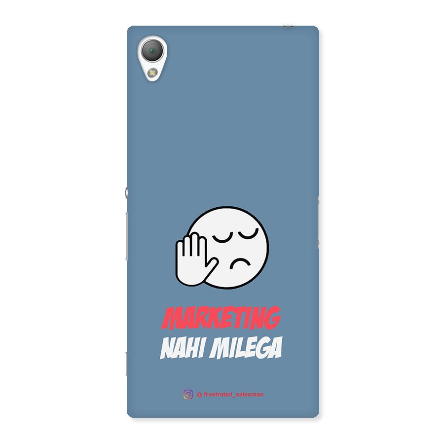Marketing Nahi Milega SteelBlue Back Case for Sony Xperia Z3