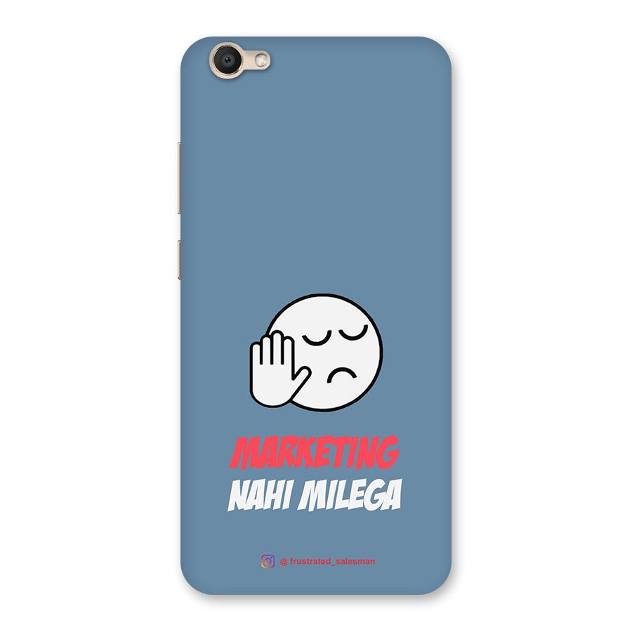 Marketing Nahi Milega SteelBlue Back Case for Vivo V5