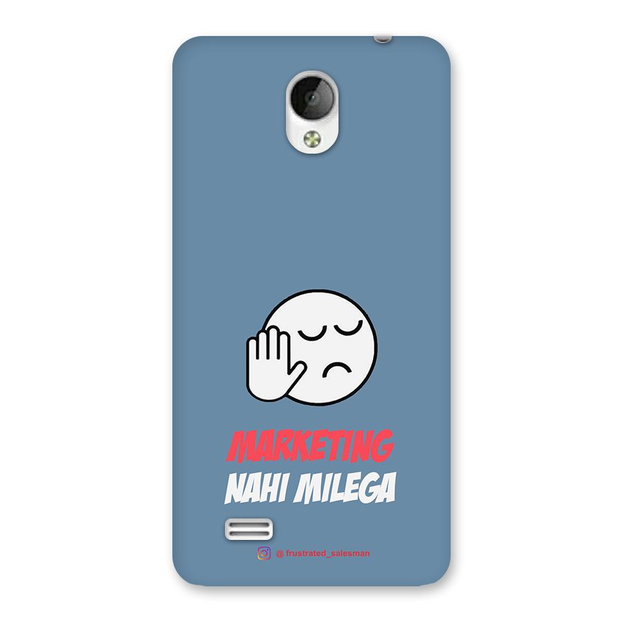 Marketing Nahi Milega SteelBlue Back Case for Vivo Y21
