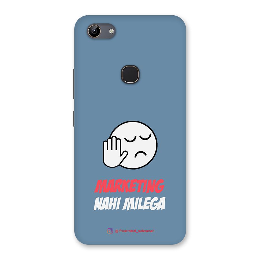Marketing Nahi Milega SteelBlue Back Case for Vivo Y81
